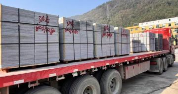 沈阳 芝麻灰地铺石出货日常