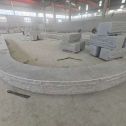 沈阳 芝麻白异形坐凳，自然面光面弧形加工