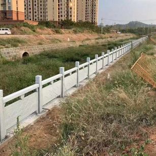 沈阳 白麻河道栏杆效果展示图