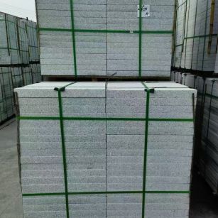 沈阳 芝麻白火烧，园林广场市政工程地铺石，1.8~5.0厚均有现货