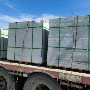 沈阳 芝麻白花岗岩地铺石装车日常