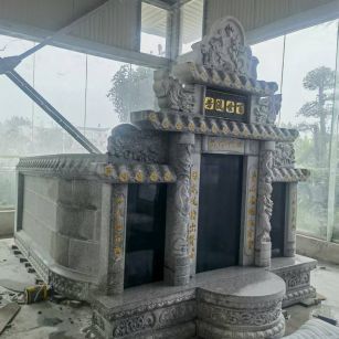 沈阳 芝麻白墓碑效果展示图