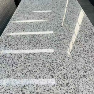 沈阳 白麻花岗岩光面毛板