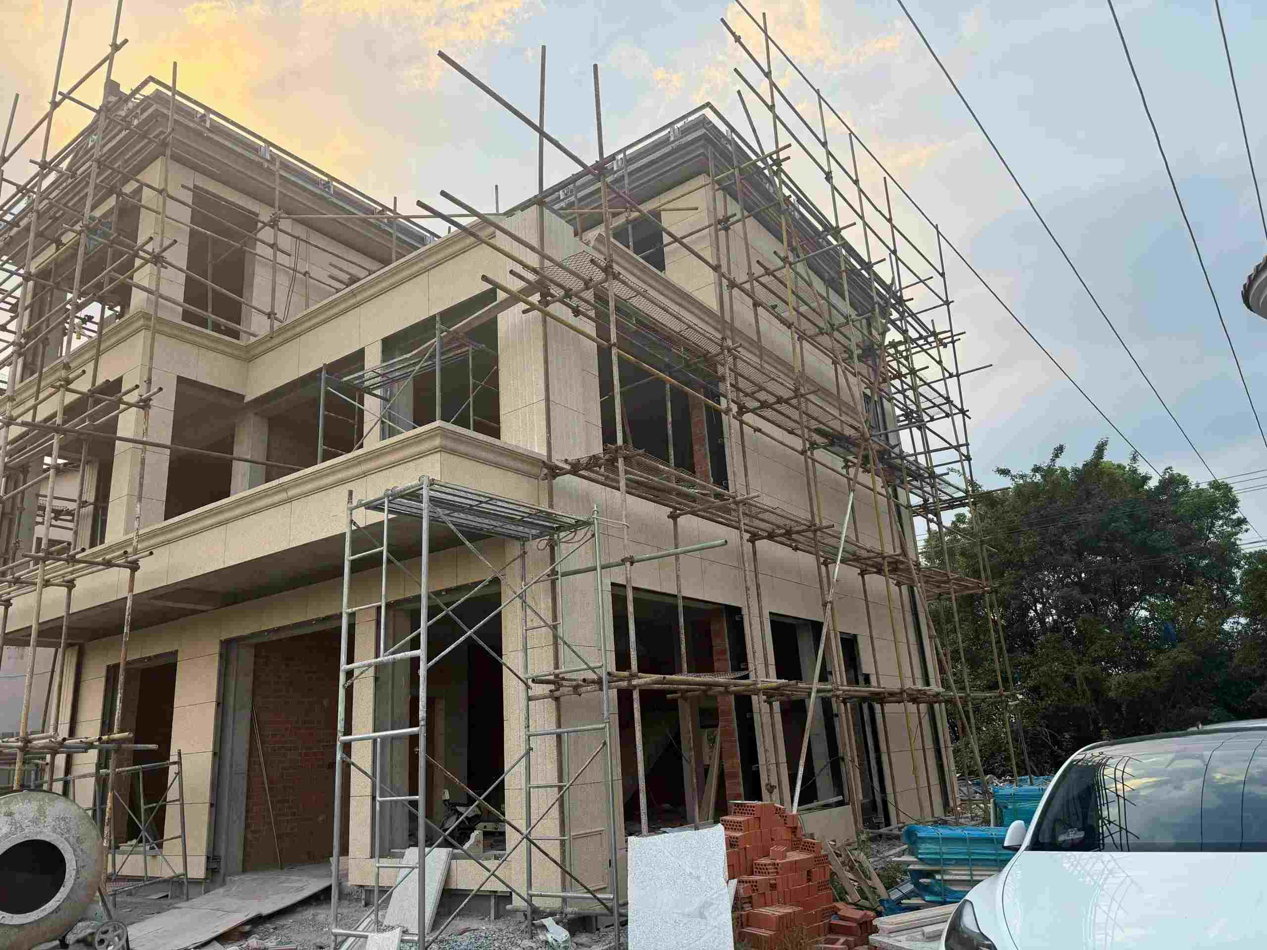 沈阳 黄金麻荔枝面花岗岩外墙干挂