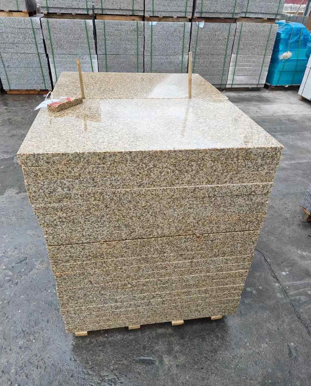 沈阳 湖北黄金麻花岗岩石材荔枝面外墙石材