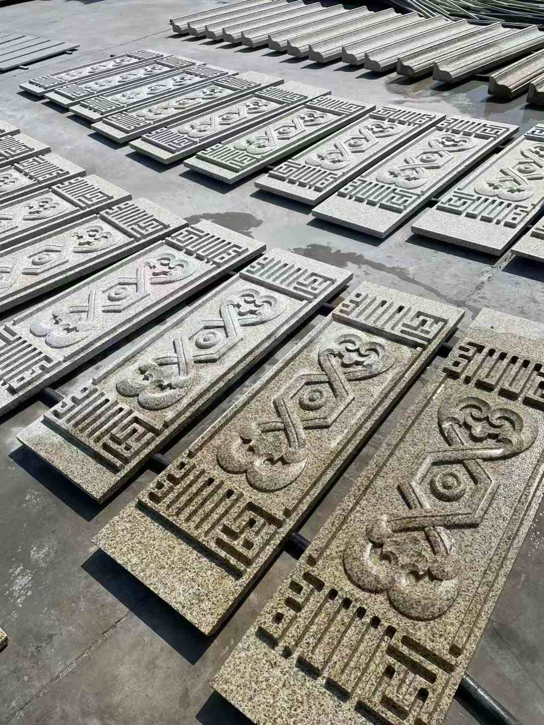 沈阳 黄金麻花岗岩外墙雕刻板