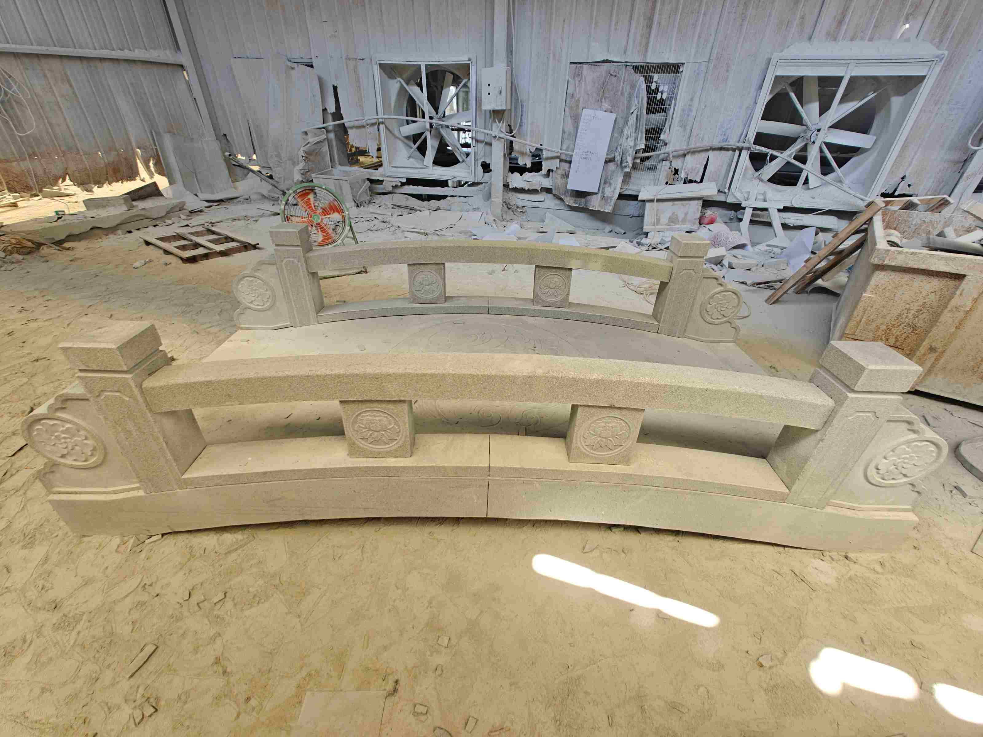 沈阳 芝麻灰花岗岩异形加工-拱桥，石桥