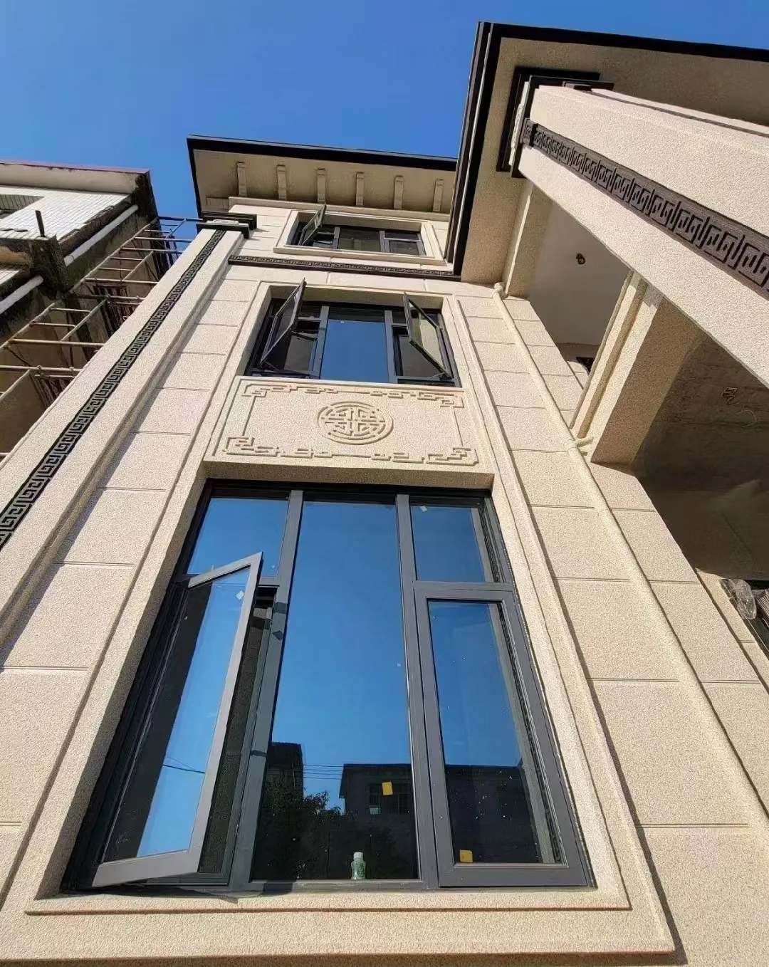 沈阳 黄金麻荔枝面别墅外墙干挂效果展示