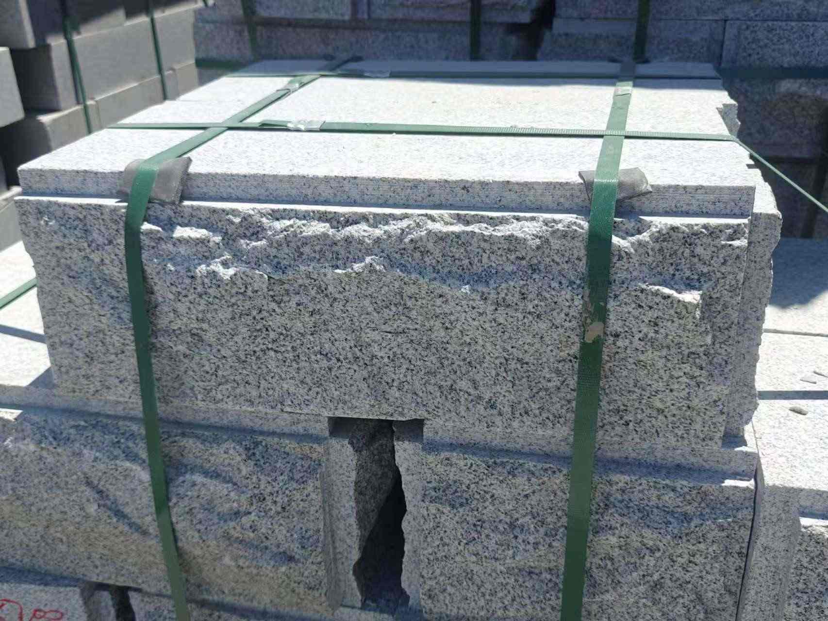 沈阳 芝麻白花岗岩自然面成品