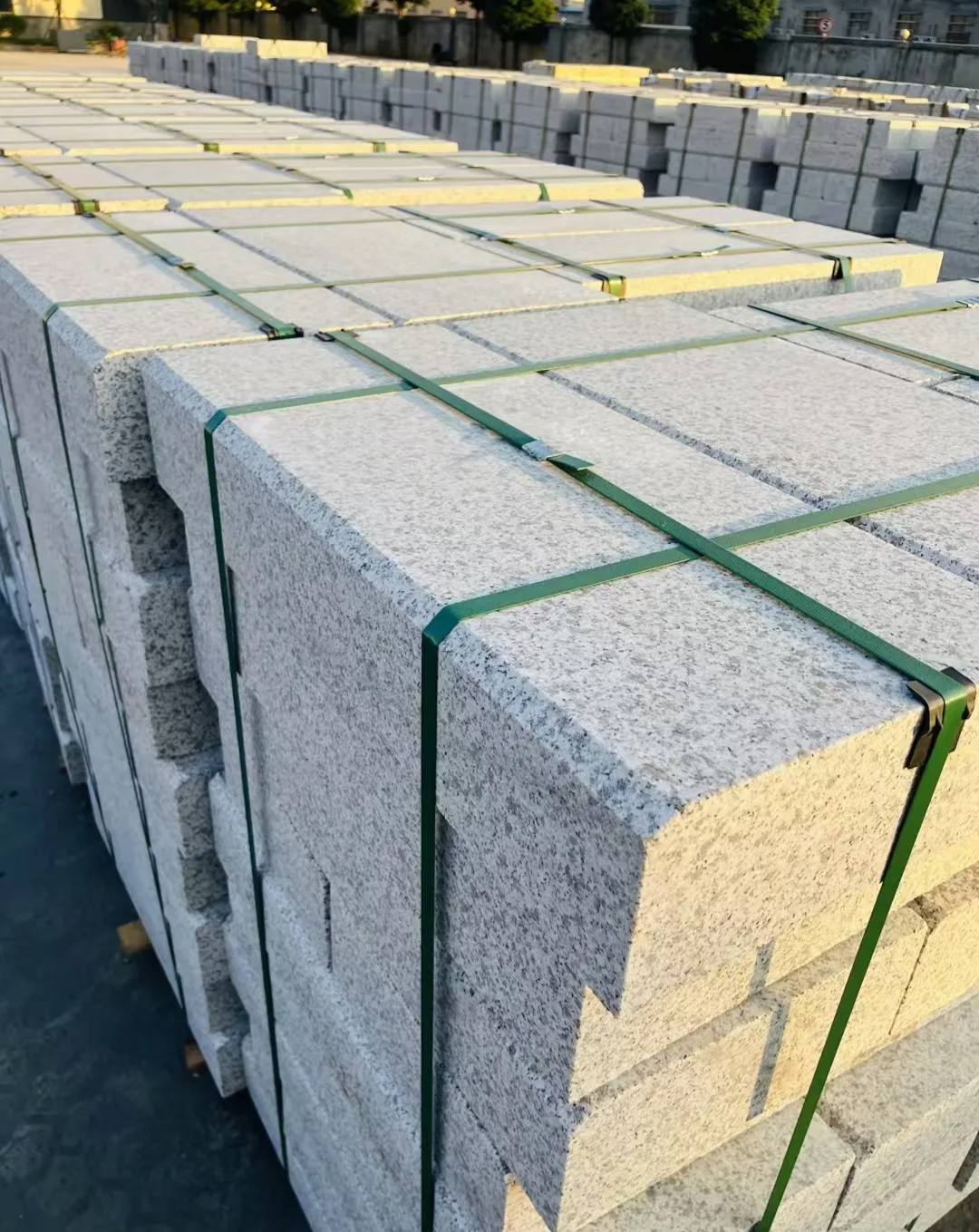 沈阳 白麻花岗岩路沿石，马路牙子，路缘石，平石，立缘石等